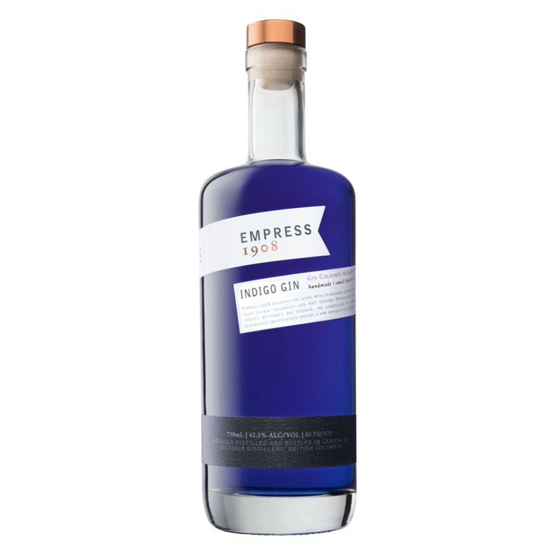 Empress 1908 Indigo Gin 750ml (85 Proof) - Empress 1908 – BevMo!