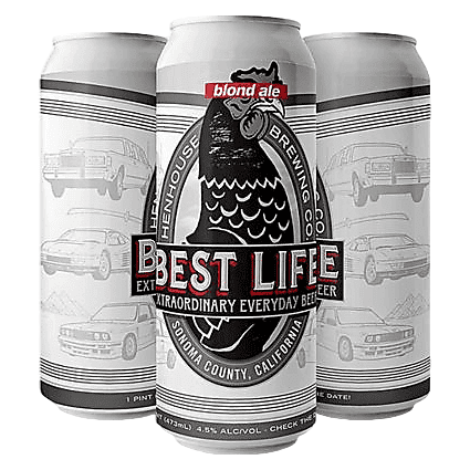 HenHouse Brewing Best Life Blonde Ale 4pk 16oz Can