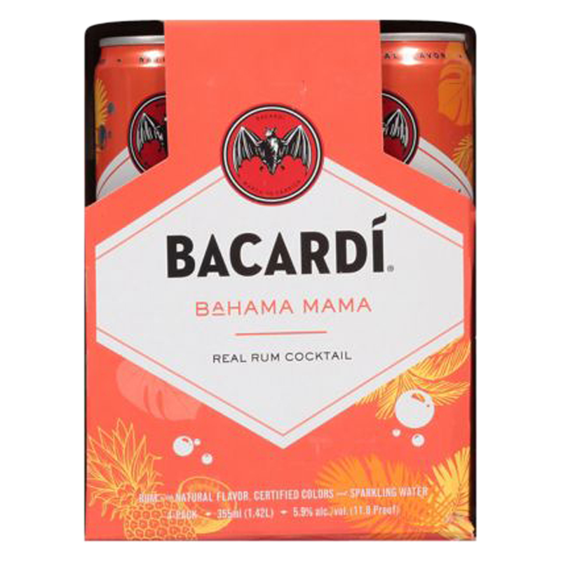 Bacardi Bahama Mama 4pk 12oz