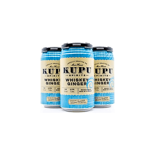 Maui Kupu Whiskey Ginger (4PKC 12 OZ) - Maui Kupu – BevMo!