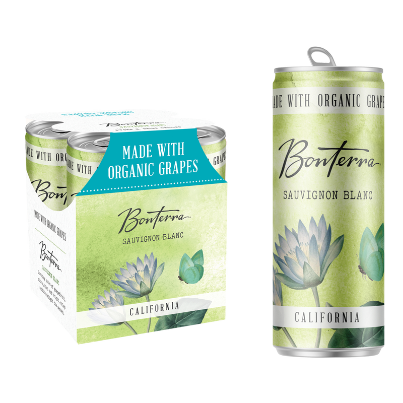 Bonterra Sauvignon Blanc 4pk 250ml Can - Bonterra – BevMo!