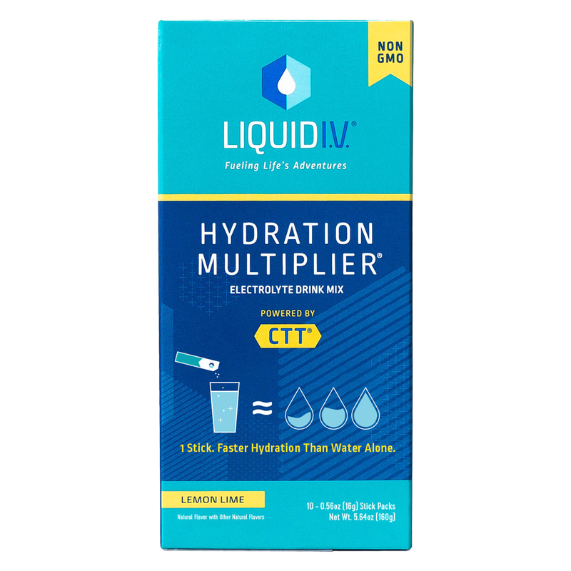Liquid I.V. Hydration Multiplier Electrolyte Drink Mix Powder Lemon Lime 10ct Box - Liquid I.V., Inc. BevMo! Liquid I.V. Hydration Multiplier Electrolyte Drink Mix Powder Lemon Lime 10ct Box - Liquid I.V., Inc. BevMo!