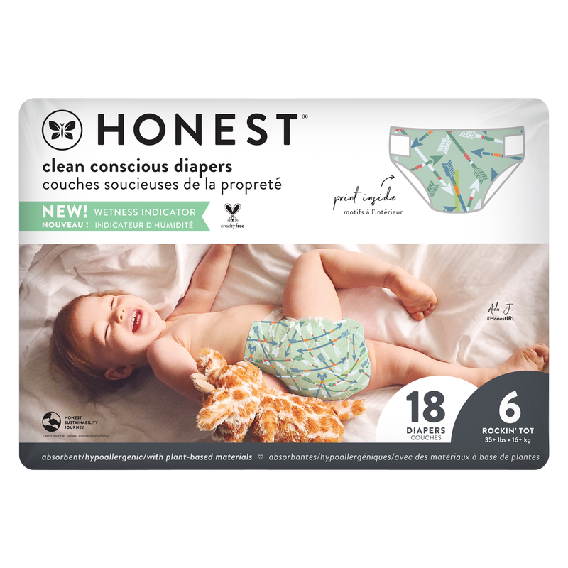 The Honest Company Diapers Size 6 This Way, That Way 18ct Honest BevMo!