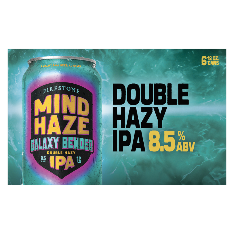 Firestone Galaxy Bender Double Hazy IPA 6pk 12oz Can