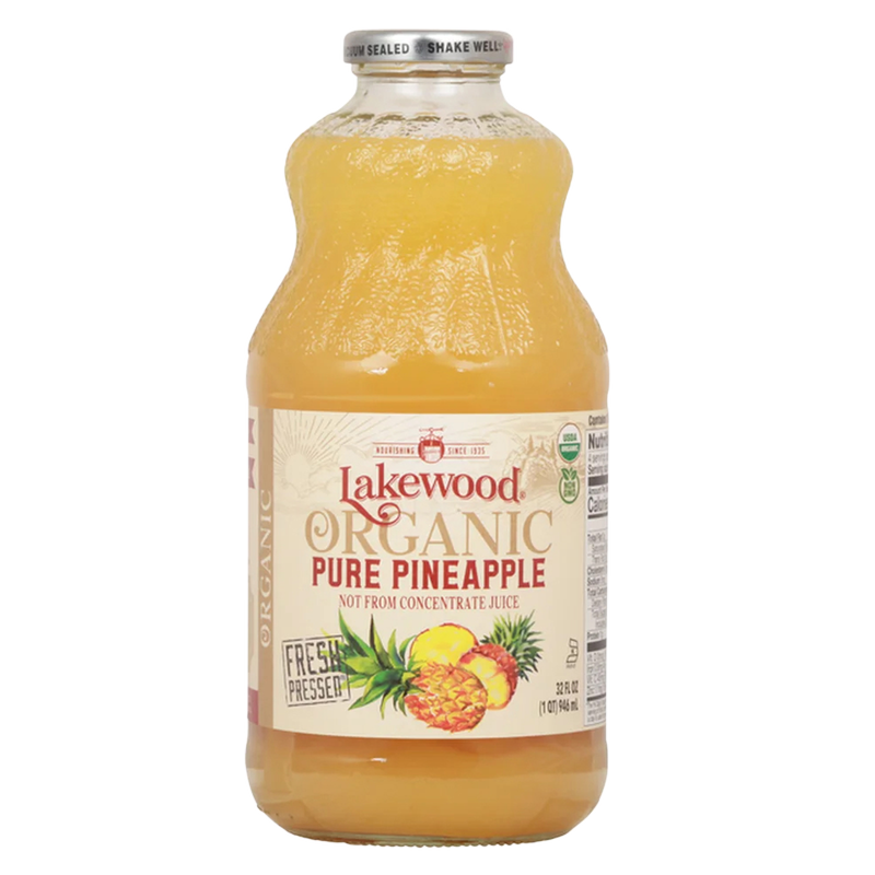 Lakewood Pure Pineapple Juice 32oz Btl - Lakewood – BevMo!