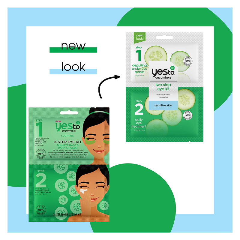 Yes To Cucumber 2-Step Eye Kit