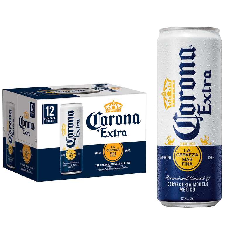 Corona Extra 12pk 12oz Can 4.6% ABV - Corona Extra – BevMo!