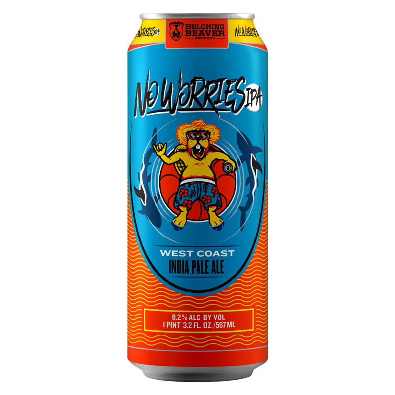 Belching Beaver No Worries IPA Single 19.2oz Can