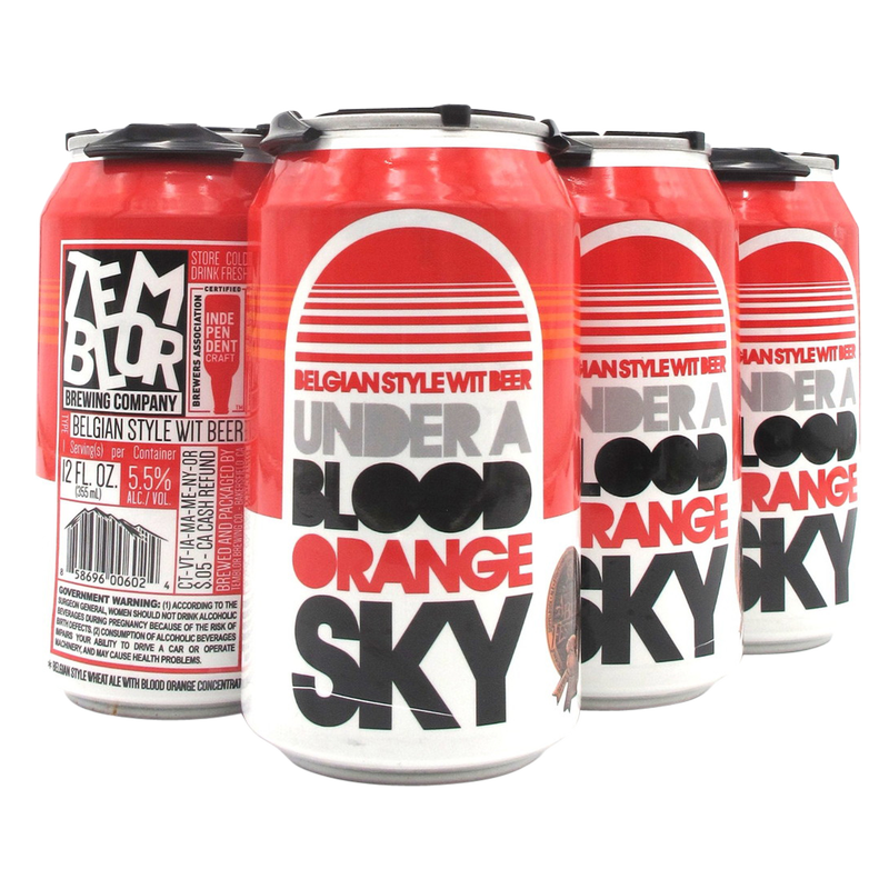 Temblor Brewing Under A Blood Orange Sky 6pk 12oz Can