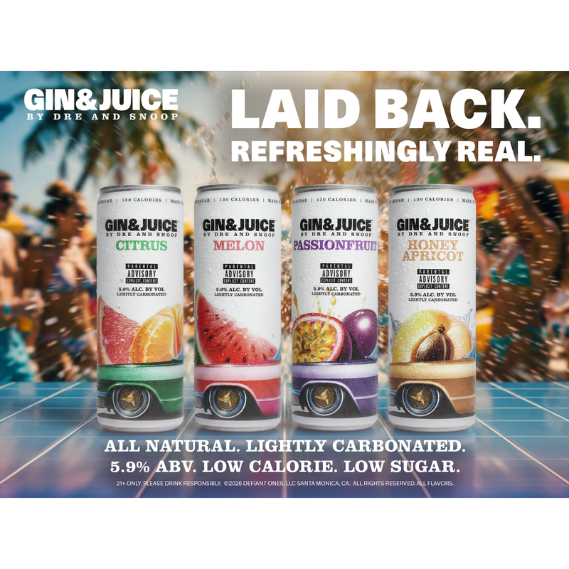 GIN & JUICE By Dre and Snoop Variety 8pk 12oz 5.9% ABV