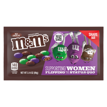 M&M'S Milk Chocolate Share Size Purple Moment 3.14oz