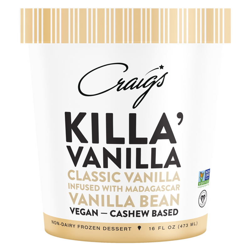 Craigs Vegan Dairy Free Frozen Dessert Killa Vanilla - Craig's