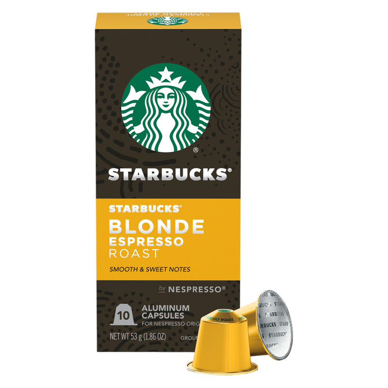 Nespresso Starbucks Blonde Espresso Roast 10ct 2.01oz Capsules