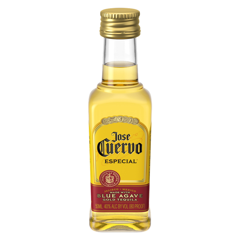 Jose Cuervo Especial Gold Tequila 50ml (80 Proof) - Jose Cuervo