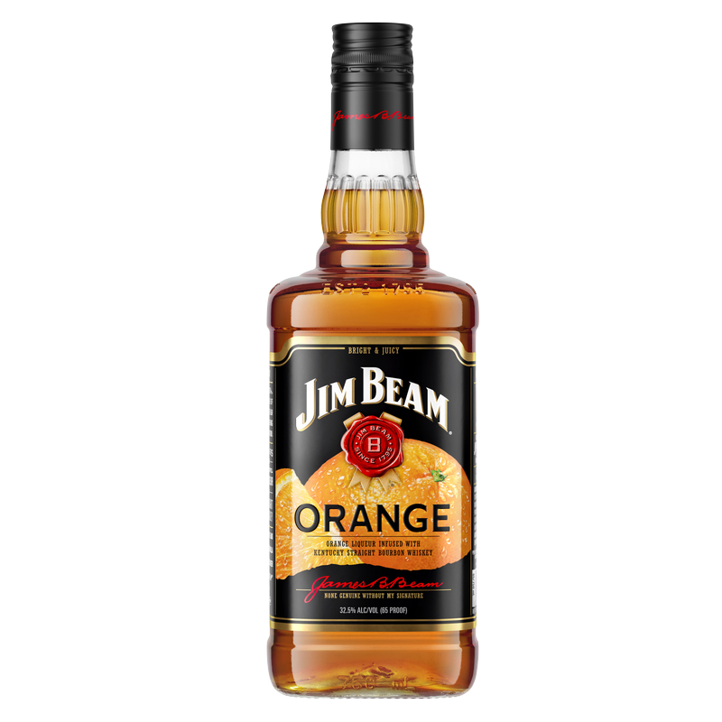 Jim Beam Orange Flavored Bourbon 750ml (65 Proof) - Jim Beam – BevMo!