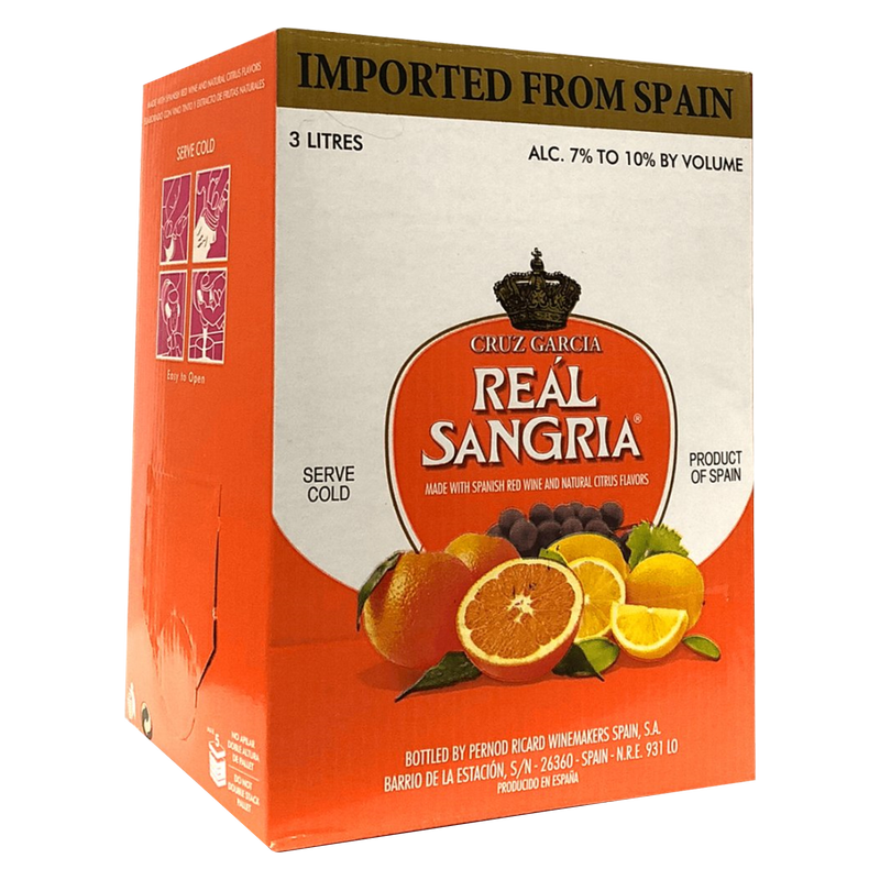 Cruz Garcia Real Sangria 3 Liter