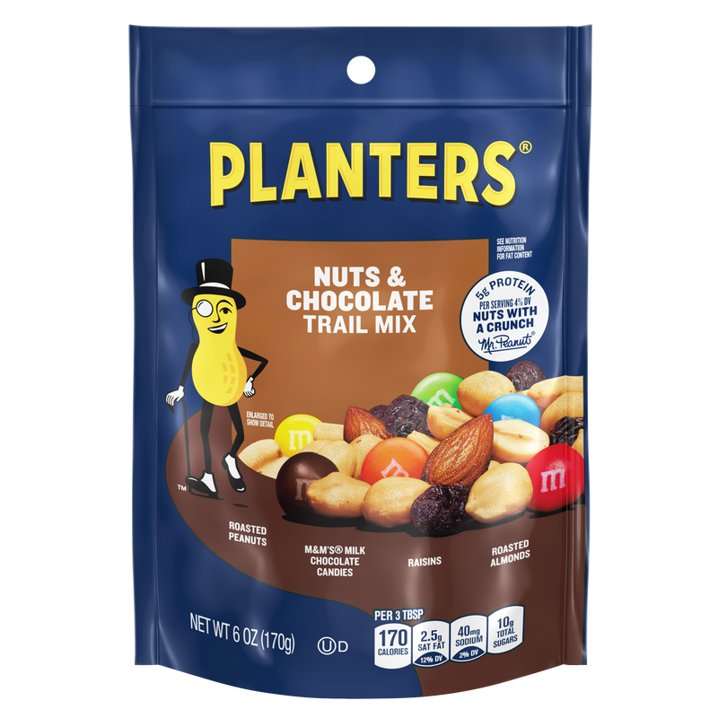 Planters Nuts & Chocolate Trail Mix 6oz - Planters – BevMo!