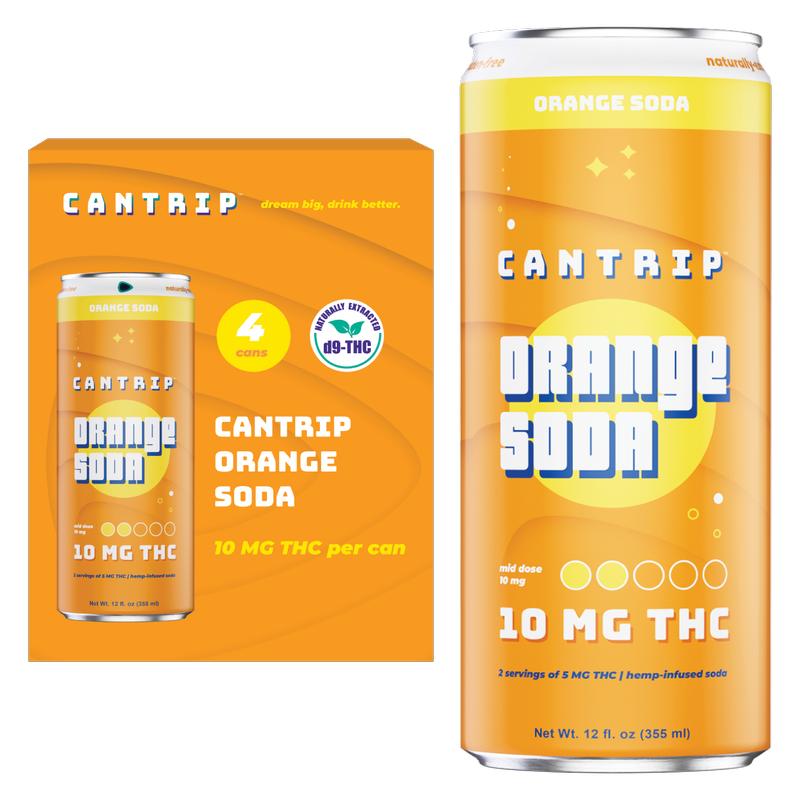 Cantrip Orange Soda 10mg THC Soda 4pk 12oz Can - BevMo! BevMo! Cantrip Orange Soda 10mg THC Soda 4pk 12oz Can - BevMo! BevMo!