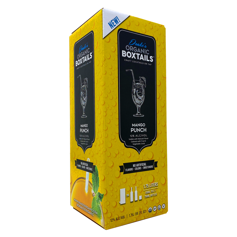 Drake's Organic Boxtail Mango Vodka Punch 1.75L (24 Proof