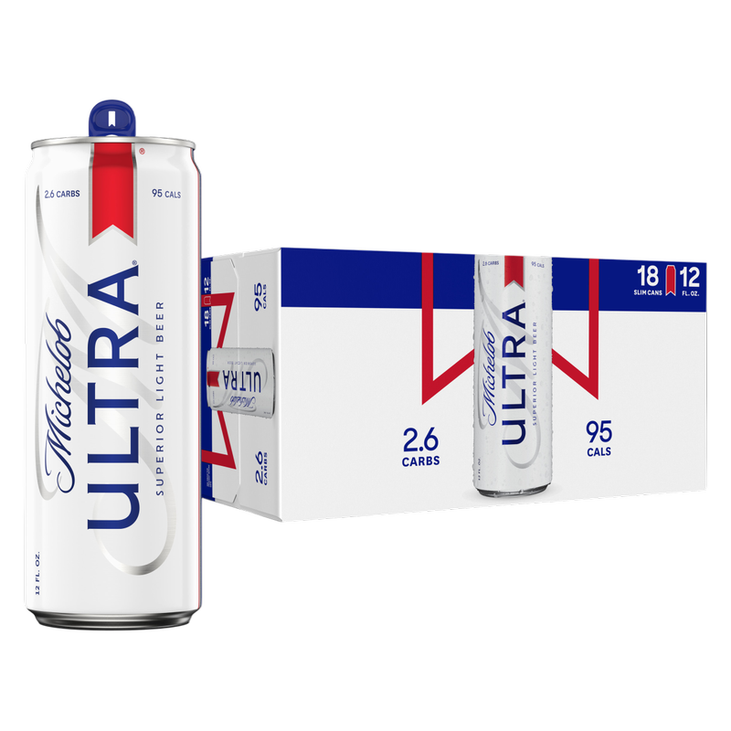 Michelob Ultra 18pk 12oz Can 4.2% ABV - Michelob ULTRA – BevMo!