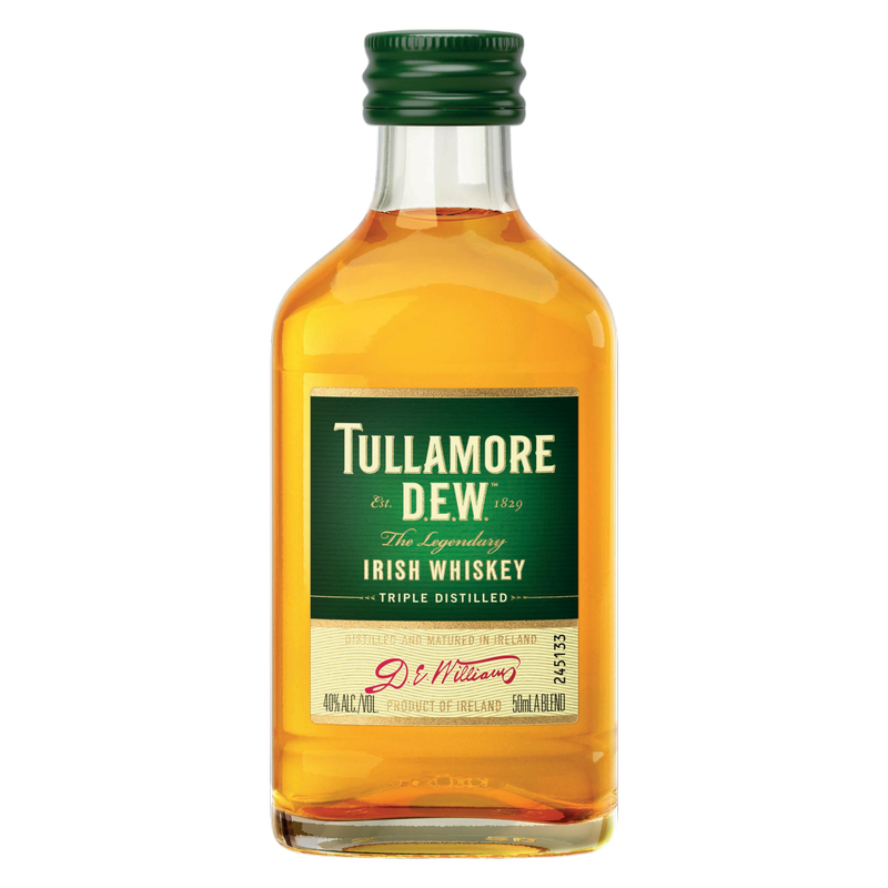 Tullamore D.E.W. Original Irish Whiskey 50 ml - Tullamore Dew – BevMo! Tullamore D.E.W. Original Irish Whiskey 50 ml - Tullamore Dew – BevMo!