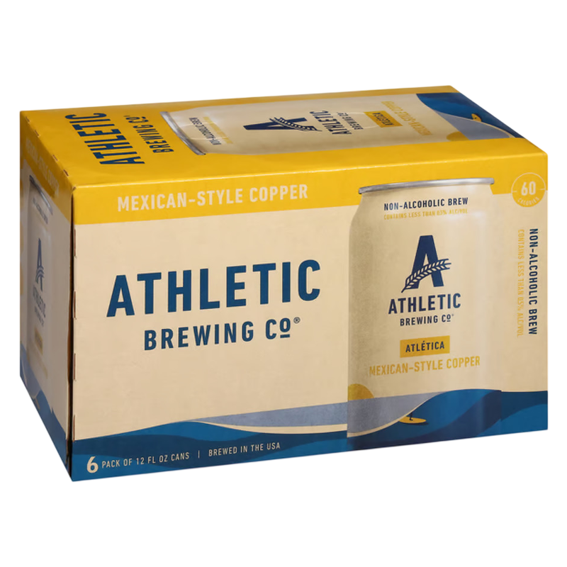 Athletic Atletica Mexican-Style Copper Non-Alcoholic 6pk 12oz Can 0.0% ABV