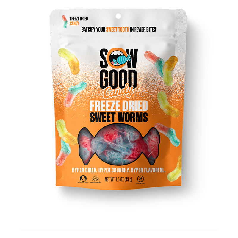 SOW Good Freeze Dried Sweet Worms 1.5oz - Sow Good, Inc. – BevMo!