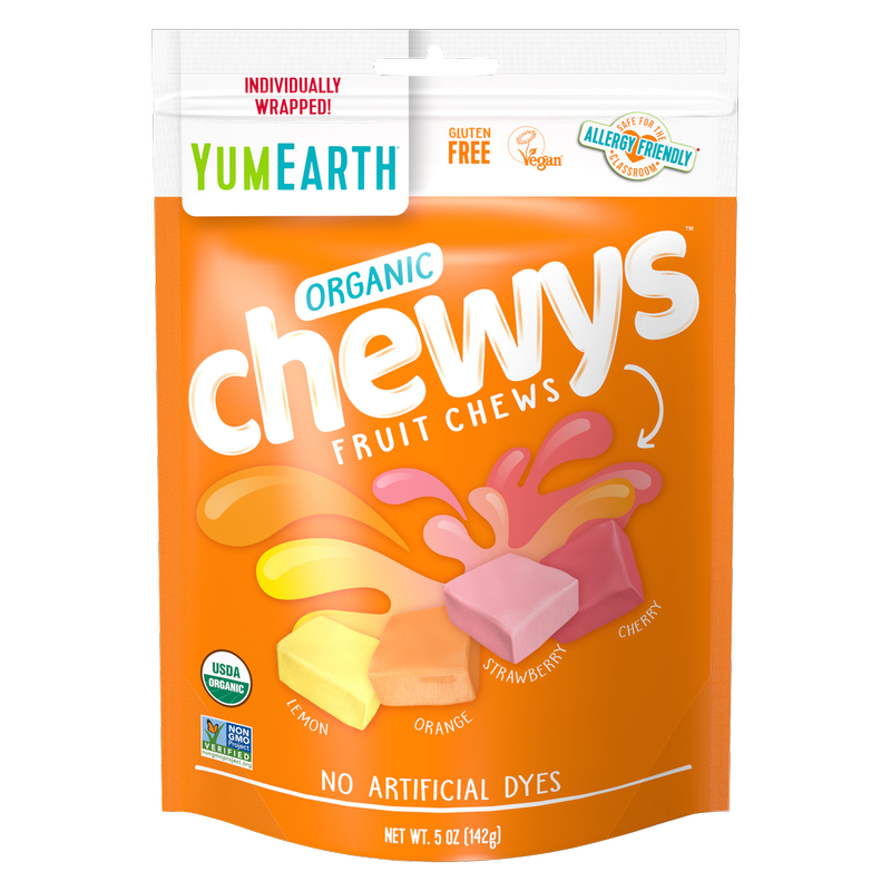 Yum Earth Organic Chewys, 5oz - YumEarth – BevMo! Yum Earth Organic Chewys, 5oz - YumEarth – BevMo!