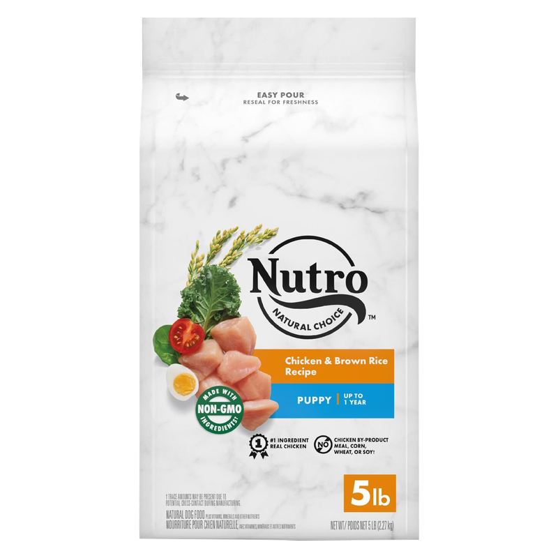 Nutro Wholesome Essentials Chicken Brown Rice Sweet Potato Recipe Dry Dog Food 5lb