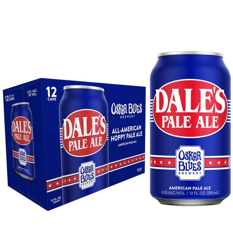 Oskar Blue's Dale Pale Ale 12pk 12oz Can 6.5% ABV - Oskar Blues