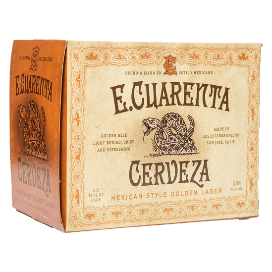 E. Cuarenta Cerveza 6pk 12oz