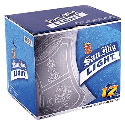 San Miguel Light 12pk 11.2oz Btl – BevMo!