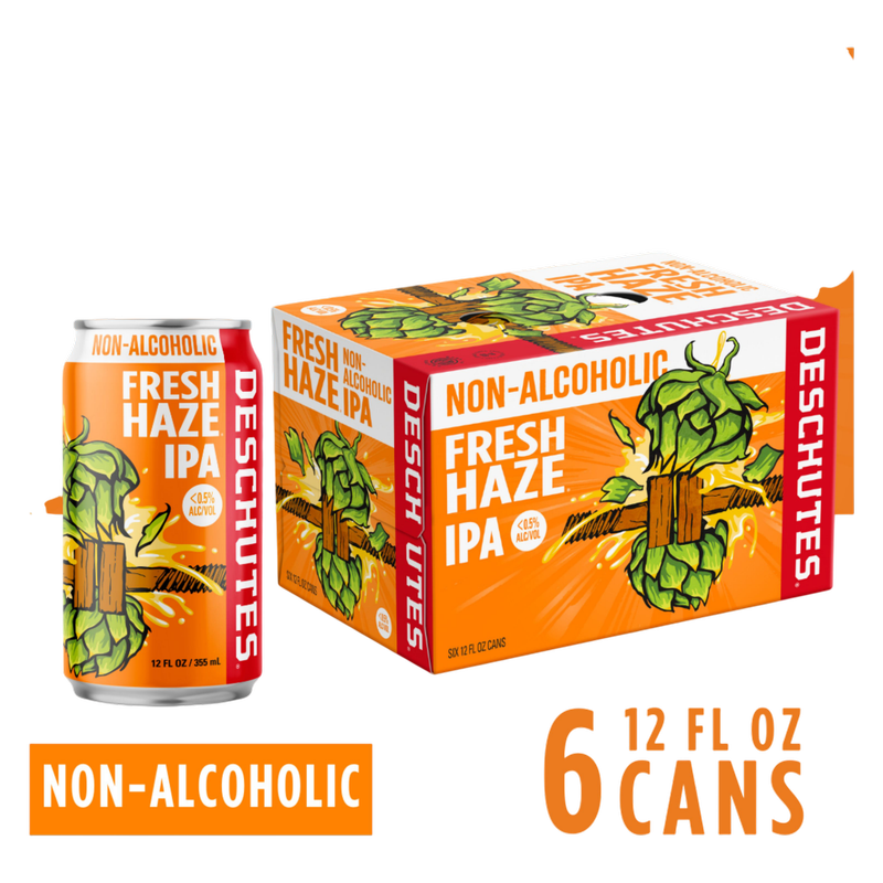 Deschutes Fresh Hazy IPA Non-Alcoholic 6pk 12oz Can