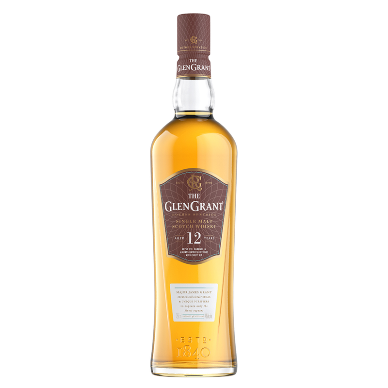 Glen Grant 12 Yr Single Malt Whiskey 750ml - Ouzo 12 – BevMo!