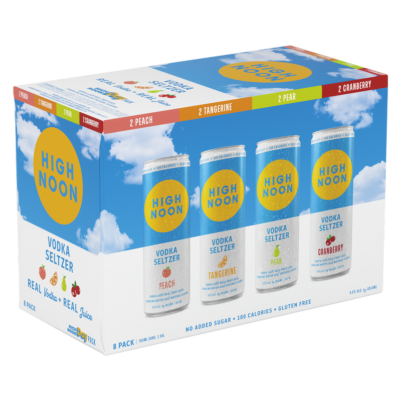 趣味 Noon AW18 High Noon Day Pack 8pk 12oz Can 4.5% ABV - High Noon – BevMo!