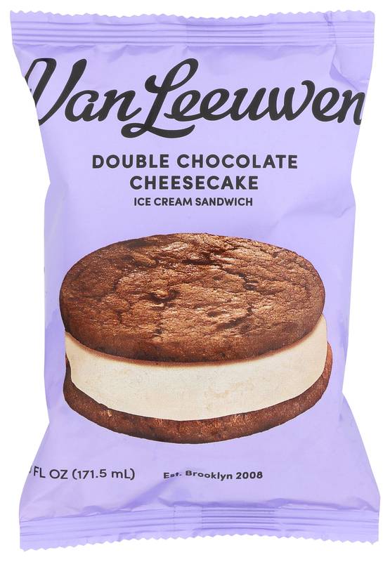 Van Leeuwen Double Chocolate Cheesecake Sandwich 5.8oz - Van