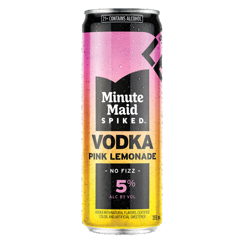 Minute Maid Pink Lemonade 12oz Can 5% ABV - Minute Maid Spiked