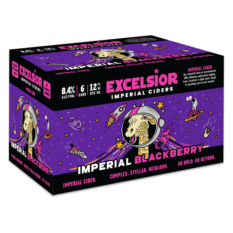 Schilling Excelsior Imperial Blackberry Cider 6pk 12oz Can 8.4