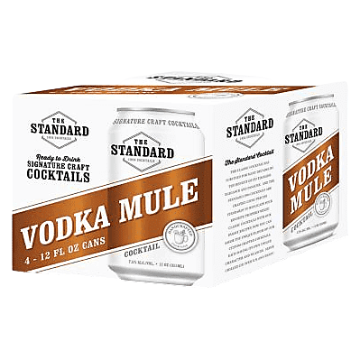 The Standard Vodka Mule 4pk 12oz Cans - The Standard – BevMo!