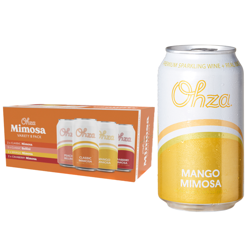 Ohza Mimosa Variety 8pk 12oz Can - Ohza – BevMo! Ohza Mimosa Variety 8pk 12oz Can - Ohza – BevMo!