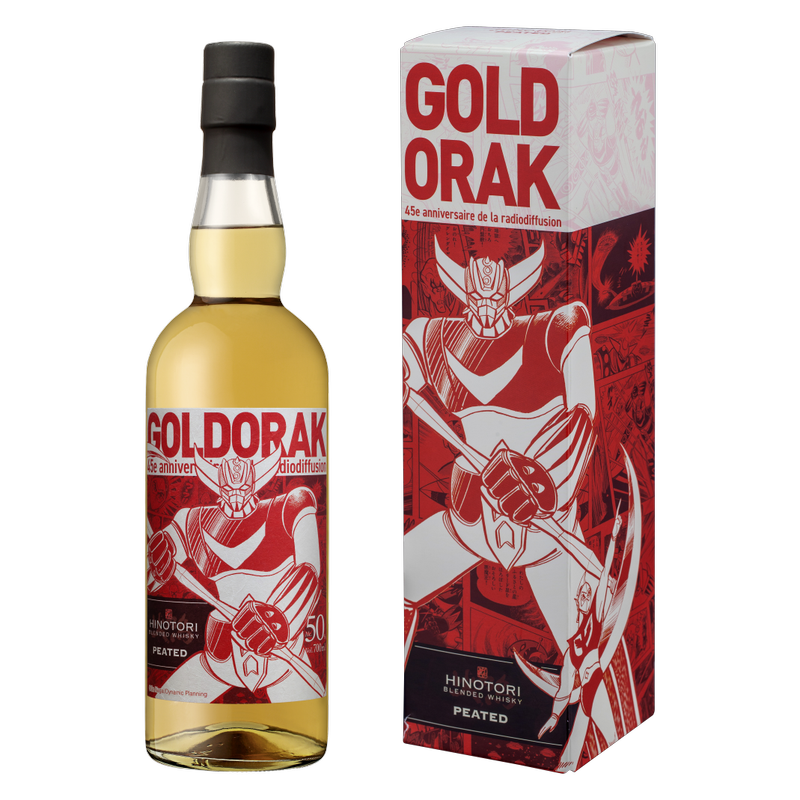 Hinotori Goldorak 5yr Peated Whisky 700ml (100 Proof) - Hinotori