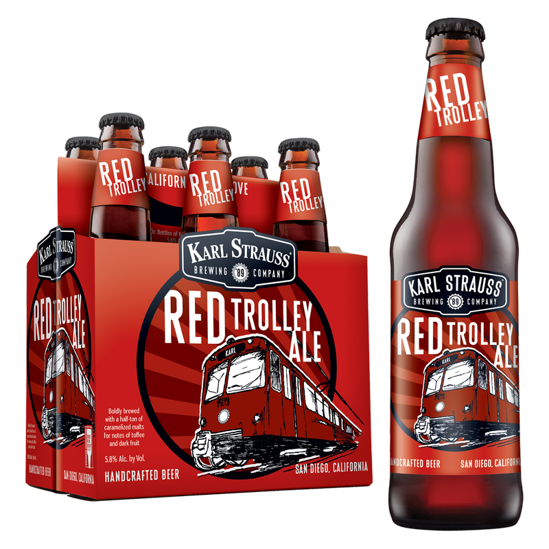 Karl Strauss Brewing Red Trolley Ale 6pk 12oz Btl – BevMo!