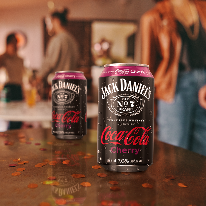 Jack Daniel's & Coca-Cola Cherry 4pk 12oz Cans 7% ABV - Jack