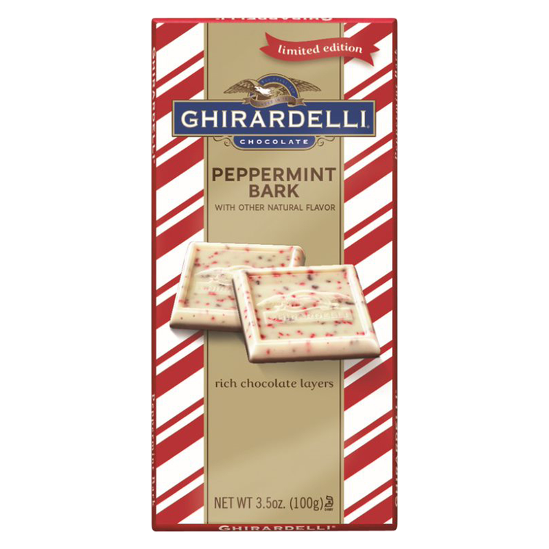 Ghirardelli Peppermint Bark Bar 3.5oz - Ghirardelli – BevMo!