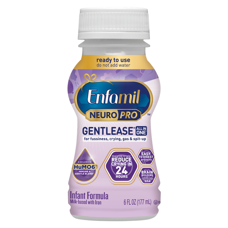 Enfamil Gentlease NeuroPro Ready to Feed 6/6oz Enfamil – BevMo!
