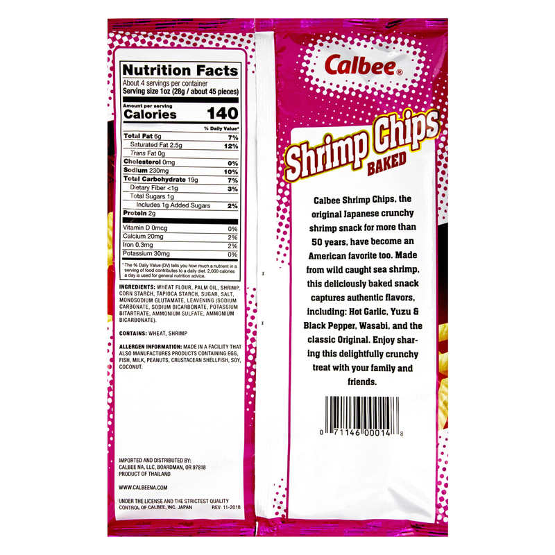 Calbee Original Shrimp Chips 4oz