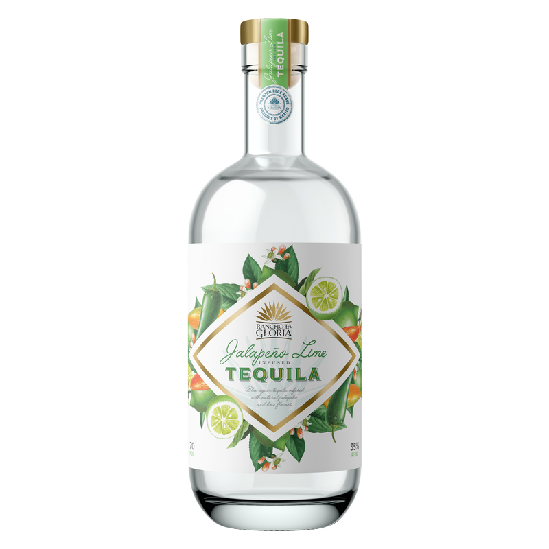 Rancho La Gloria Jalapeno Lime Infused Tequila (70 proof) - Rancho