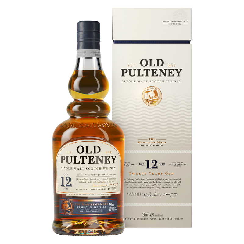 OLD PULTENEY シングルモルトスコッチウイスキー 700ml 46% Old Pulteney Scotch 12 Yr 750ml - Old Pulteney – BevMo!