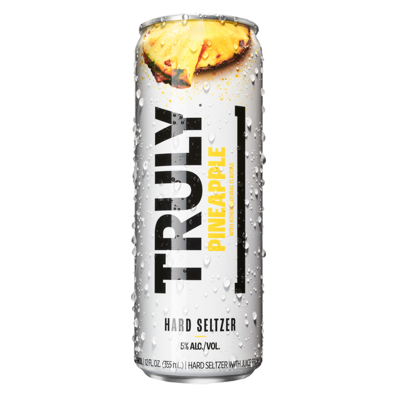 TRULY Pineapple Hard Seltzer Single 12oz Can 5.0% ABV - TRULY – BevMo!
