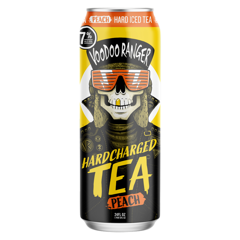 New Belgium Voodoo Ranger Hardcharged Peach Tea Single 24oz Can
